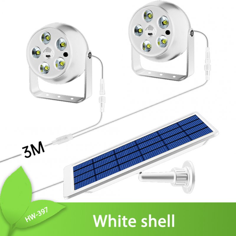 Led Solar Flood Light High-power Outdoor Waterproof Garden Wall Lamp Spotlight