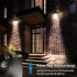 Led Solar Flood Light High power Outdoor Waterproof Garden Wall Lamp Simulation Monitoring Spotlight White Cold White