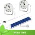 Led Solar Flood Light High power Outdoor Waterproof Garden Wall Lamp Simulation Monitoring Spotlight White Cold White