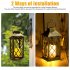 Led Solar Hanging Lantern Light Outdoor Patio Garden Light Waterproof Lamp Decoration Bronze