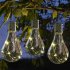Led Solar Light Bulb Built in 40mah Battery Outdoor Hanging Lanterns For Party Garden Home Patio Decor green