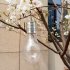 Led Solar Light Bulb Built in 40mah Battery Outdoor Hanging Lanterns For Party Garden Home Patio Decor Transparent   Warm White