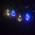 Led Solar Light Bulb Built in 40mah Battery Outdoor Hanging Lanterns For Party Garden Home Patio Decor yellow