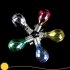 Led Solar Light Bulb Built in 40mah Battery Outdoor Hanging Lanterns For Party Garden Home Patio Decor yellow