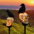 Led Solar Light Halloween Horror Skeleton Ghost shape Outdoor Waterproof Landscape Lamp with Stake