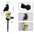 Led Solar Light Halloween Horror Skeleton Ghost shape Outdoor Waterproof Landscape Lamp with Stake