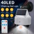Led Solar Light Motion Sensor Security Fake Camera Lamp With Solar Panel For Outdoor Wall Street Yard JX 5116  with remote control 
