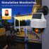 Led Solar Light Motion Sensor Security Fake Camera Lamp With Solar Panel For Outdoor Wall Street Yard JX 5116  with remote control 