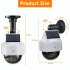 Led Solar Light Motion Sensor Security Fake Camera Lamp With Solar Panel For Outdoor Wall Street Yard JX 5116  with remote control 