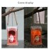 Led Solar Light Waterproof Christmas Santa Chimney Chandelier Landscape Lamp