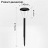Led Solar Lights 2 Modes Ip65 Waterproof Built in 700mah Battery Lamp For Outdoor Lawn Porch Garden Yard Landscape Decor Warm light   colorful light