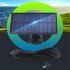Led Solar Lights 450lm 6000 7000k Infrared Body Sensor Double Head Rotatable Garden Lamp Street Lamp 120 LED integrated