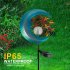 Led Solar Moon Nightlamp Statues Automatic On Off Landscape Light Blue