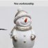 Led Solar Snowman Landscape Light Christmas Resin Light Control Induction Lamp for Outdoor Garden Lawn Decoration