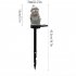 Led Solar Snowman Landscape Light Christmas Resin Light Control Induction Lamp for Outdoor Garden Lawn Decoration