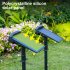 Led Solar Spotlight Human Body Induction Outdoor Courtyard Garden Lamp for Yard Path Tree Garden Decor Warm White