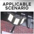 Led Solar Street Light 240 384 648 675led 3 Head Motion Sensor 270 Wide Angle Ip65 Waterproof Remote Control Wall Lamp W785 3