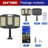 Led Solar Street Light 10000lm Waterproof Motion Sensor Outdoor Wall Lamp V97 264 33COB RC
