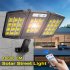 Led Solar Street Light 10000lm Waterproof Motion Sensor Outdoor Wall Lamp V97 264 33COB RC