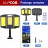 Led Solar Street Light 10000lm Waterproof Motion Sensor Outdoor Wall Lamp V97 264 33COB RC