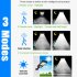 Led Solar Street Lights Outdoor Security Lighting Wall Lamp Waterproof Motion Sensor Smart Control Lamp 2108 two sided