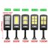 Led Solar Street Lights Outdoor Security Lighting Wall Lamp Waterproof Motion Sensor Smart Control Lamp 2128 four sided
