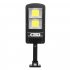 Led Solar Street Lights Outdoor Security Lighting Wall Lamp Waterproof Motion Sensor Smart Control Lamp 2108 two sided