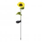 Led Solar Sunflower Lights Ip65 Waterproof Outdoor Landscape Lamp For Courtyard/villa/garden Decor single head