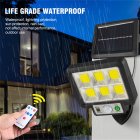 Led Solar Wall Lamp 3 Mode Ip65 Waterproof Motion Sensor Street Light For Garden Courtyard Porch Yard JX-F72 light
