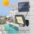 Led Solar Wall Lamp 3 Mode Ip65 Waterproof Motion Sensor Street Light For Garden Courtyard Porch Yard JX F72 light