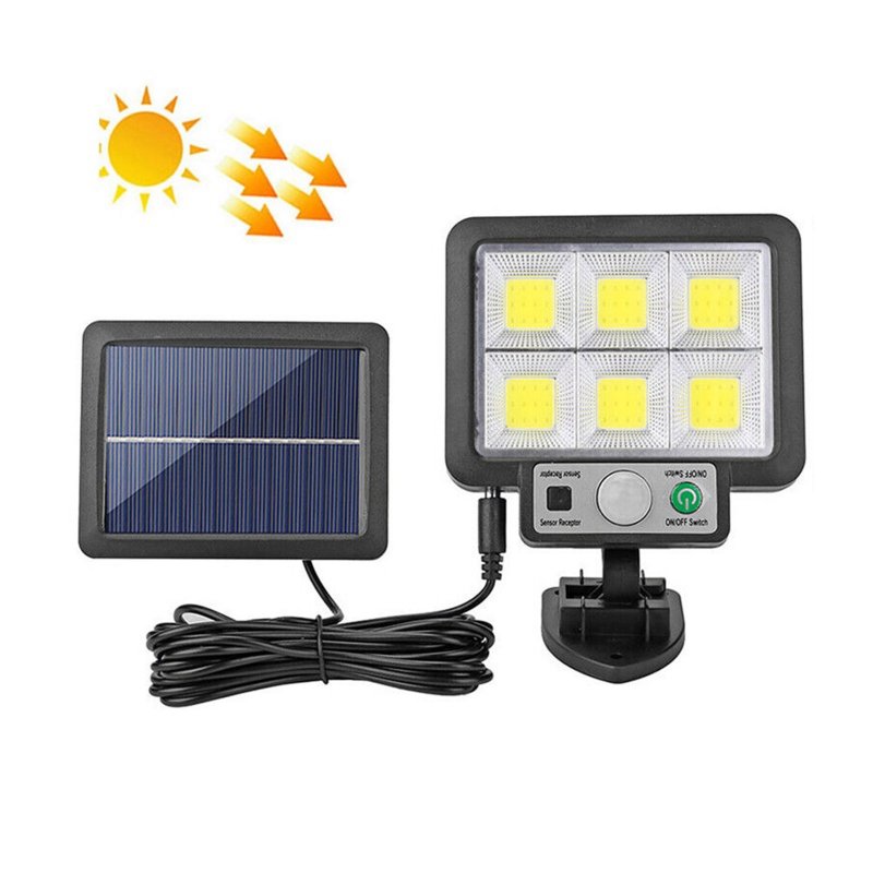 Led Solar Wall Lamp 3 Mode IP65 Waterproof Motion Sensor Street Light