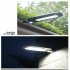 Led Solar Wall Lamp Ip65 Waterproof Human Body Induction Outdoor Street Lights For Garden Street Balcony Decor white shell warm light