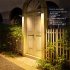 Led Solar Wall Lamp Ip65 Waterproof Human Body Induction Outdoor Street Lights For Garden Street Balcony Decor white shell warm light