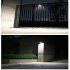 Led Solar Wall Lamp Ip65 Waterproof Human Body Induction Outdoor Street Lights For Garden Street Balcony Decor black shell warm light