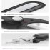 Led Solar Wall Lamp Ip65 Waterproof Human Body Induction Outdoor Street Lights For Garden Street Balcony Decor black shell warm light