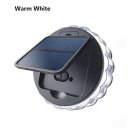 Led Solar Wall Lamp Petal Shaped 8 Modes 90 Degree Adjustable Outdoor Lighting
