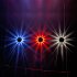 Led Solar Wall Lamp Petal Shaped 8 Modes 90 Degree Adjustable Outdoor Lighting White Light