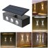 Led Solar Wall Lights Waterproof High Brightness Up Down Outdoor Solar Lamp For Garden Courtyard Lawns Parks 6LED  warm   white 