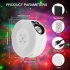 Led Starry Sky Projector Light 9 Modes Colorful Remote Control Night Light Usb Atmosphere Light Projector Light  White 