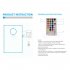 Led String Light Rgb 16 Color Changes 4 Modes Infrared Remote Control Outdoor Ip65 Waterproof Lamps RGB16 colors