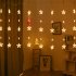 Led String Lights Star Fairy Lights Window Curtain Indoor Tree Decoration Warm White