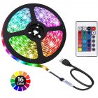 Led  Strip  Lights RGB Tape 2835 Luces String Flexible Lamp Tape Dc5v Bluetooth compatible Infrared Control Backlight Strip Lights Remote Control