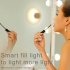 Led Sucker Night Light 2 Modes Human Body Infrared Sensor Wireless Baby Room Bedside Wall Lamp with Suction Cup Black