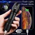 Led T6 Mini Flashlight Outdoor Zoomable High Brightness Usb Rechargeable Power Bank Torch For Camping Hiking Walking Emergency Mini Flashlight