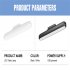 Led Table Lamp 3 Color Adjustable Angle Eye Protective Remote Control Timing Reading Lamp Desk Lights White