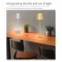 Led Table Lamp Dimming Usb Charging Built in 3600mah Battery Touch Night Light For Bedroom Hotel Restaurant Bar silver