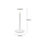 Led Table Lamp Portable Dimmable Rechargeable Desktop Night Light