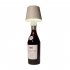 Led Table Lamp Portable Creative Bottle Lamp Head Rechargeable Wireless Design Desk Lamp White