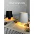 Led Table Lamp Portable Creative Bottle Lamp Head Rechargeable Wireless Design Desk Lamp White