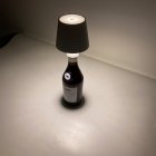 Led Table Lamp Portable Creative Bottle Lamp Head Rechargeable Wireless Design